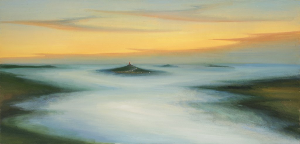 Hora, 2018, 100 x 210 cm, olej na plátně