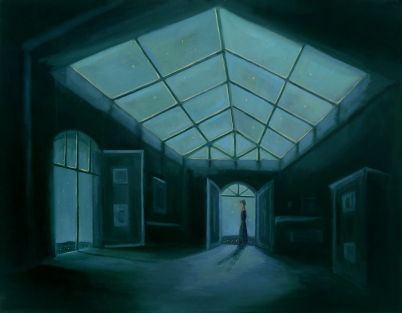 Atelier, , 2022, 180 x 140 cm, olej na plátně