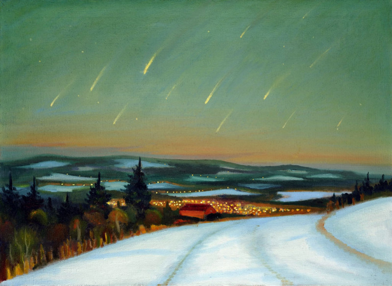 The Stars, 2012, 65 x 90 cm, oil on canvas