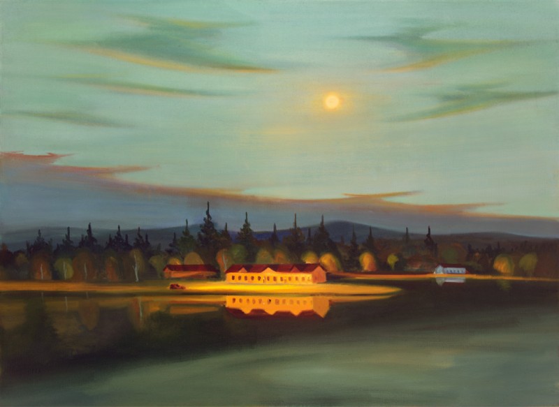 Regional gallery Česká Lípa, The Ride, 2018, 125 x 170 cm, oil on canvas