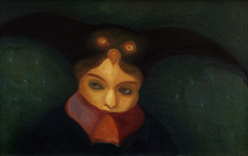 Sova, 2010, 64 x 100cm, olej na plátně