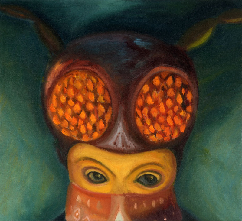 Vosa, 2014, 55 x 60 cm, olej na plátně