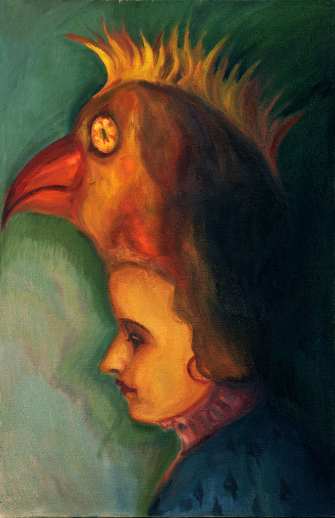 The Maskara, 2012, 100 x 65 cm, oil on canvas
