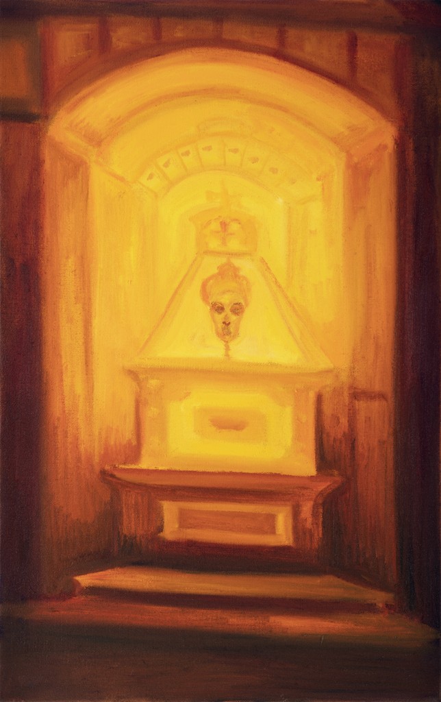 GVU Most, The Altar, 2020, 80 x 50 cm, oil on canvas