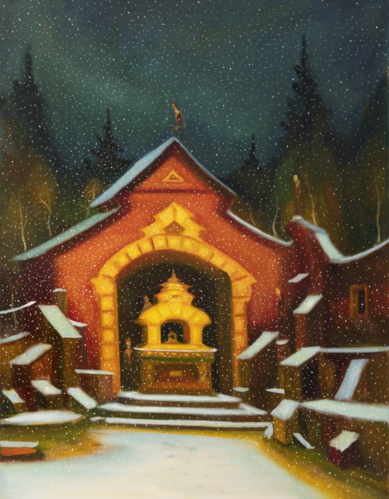 Hledači, 2021, 150 x 115 cm, olej na plátně