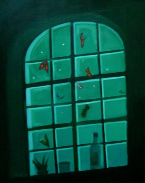 Noční můry, 2007, 117 × 94 cm, olej na plátně