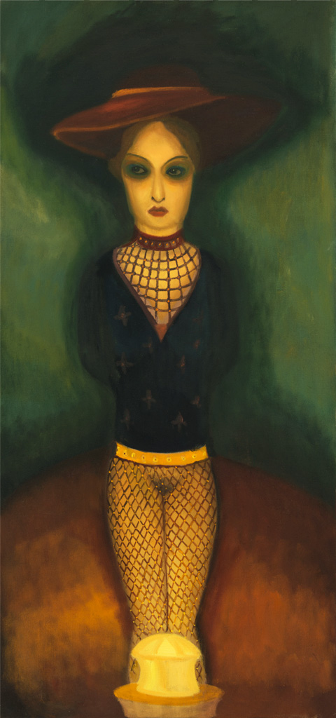Panna, 2017, 170 x 80 cm, olej na plátně