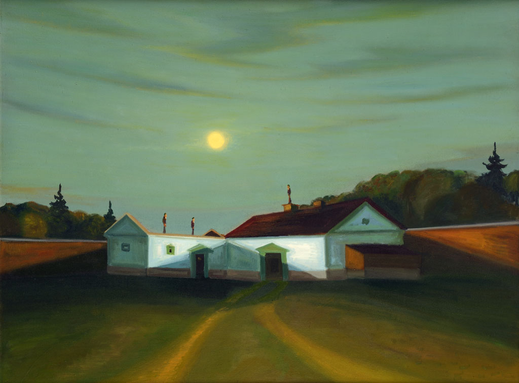 Náměsíčníci, 2014, 100 x 130 cm, olej na plátně