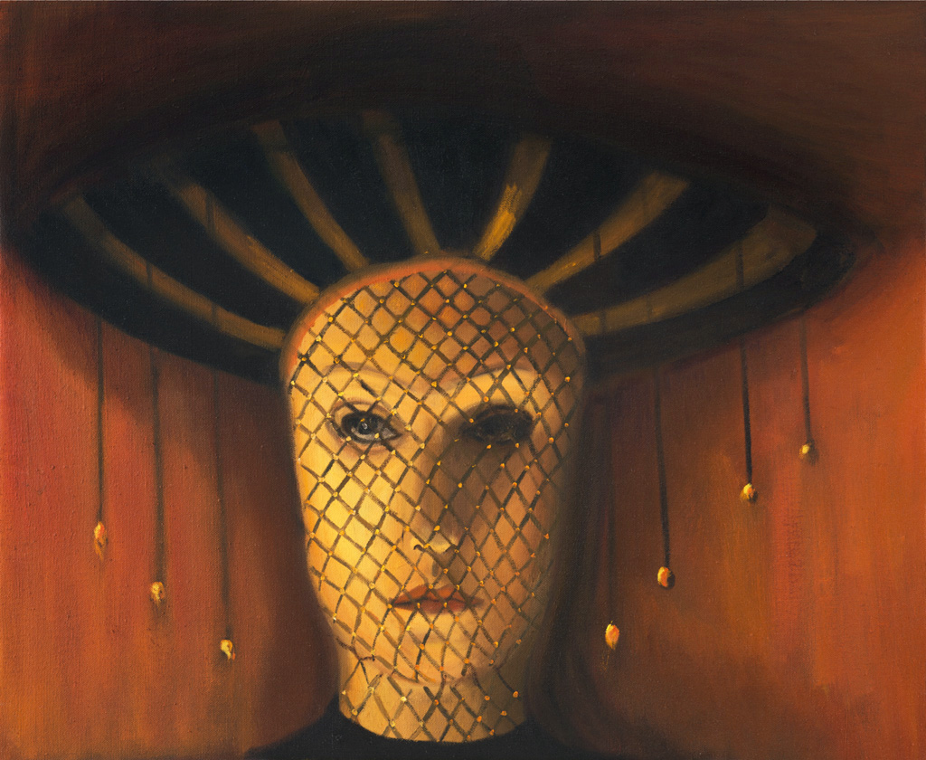 Lady, 2017, 70 x 80, olej na plátně