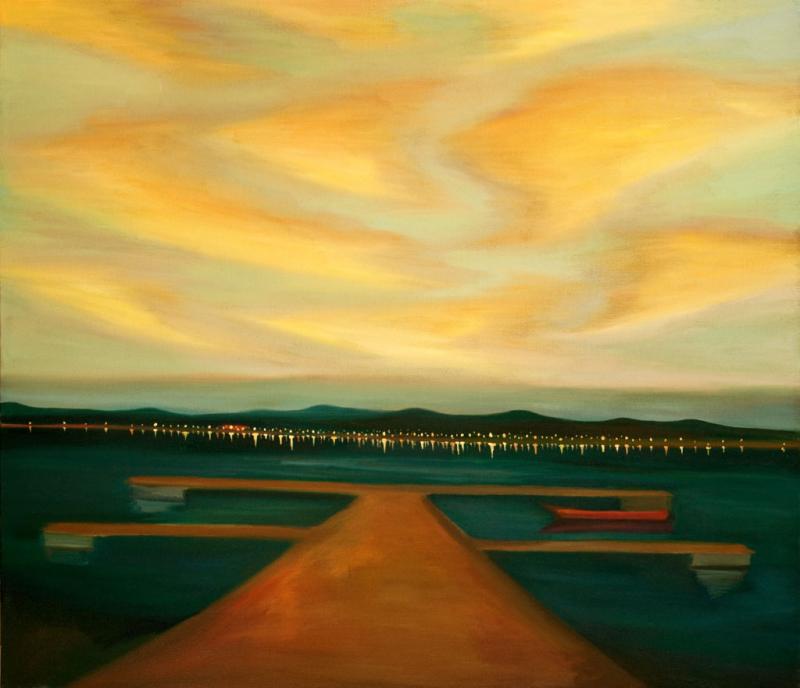 Molo, 2009, 110 × 128 cm, olej na plátně