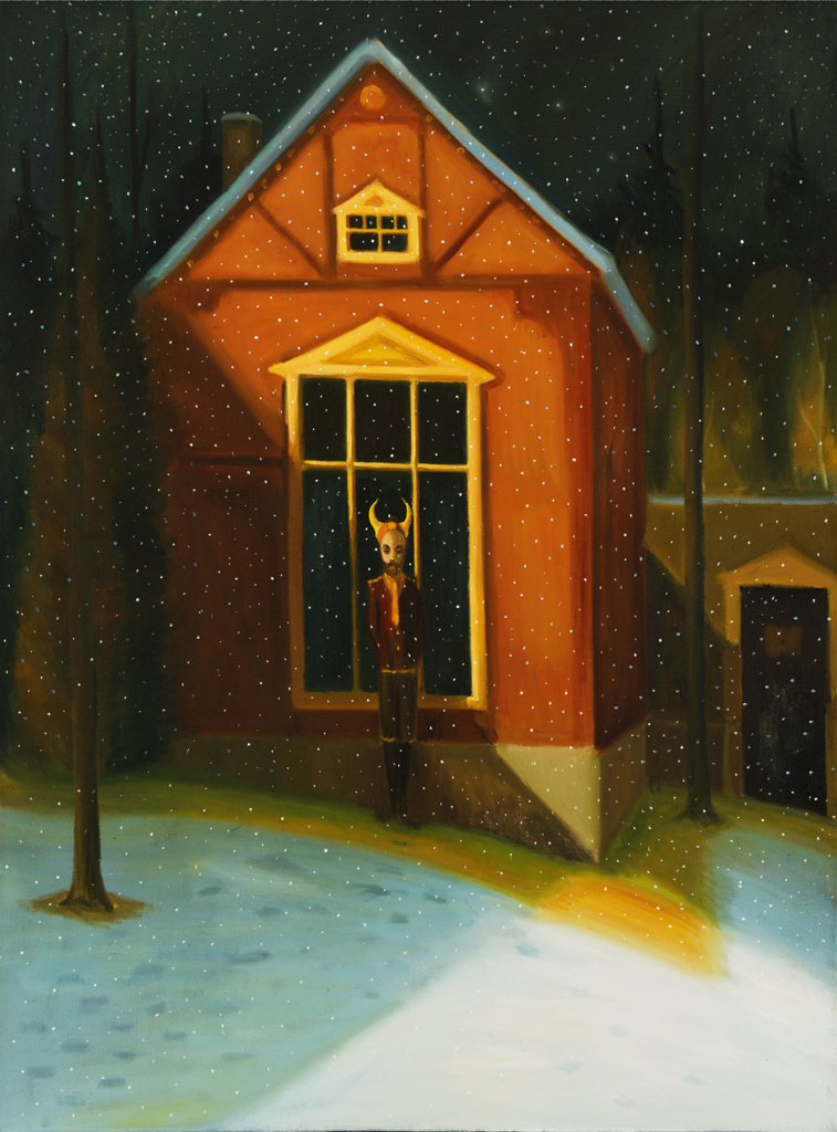 The pavillon, 2018, 170 x 125 cm, oil on canvas