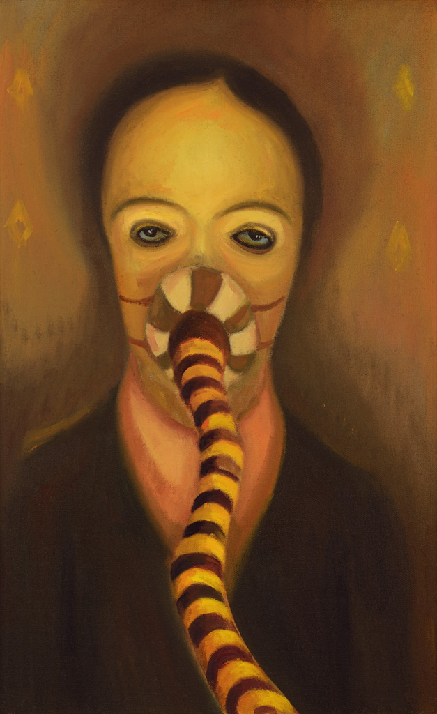 Dech, 2016, 80 x 50 cm, olej na plátně