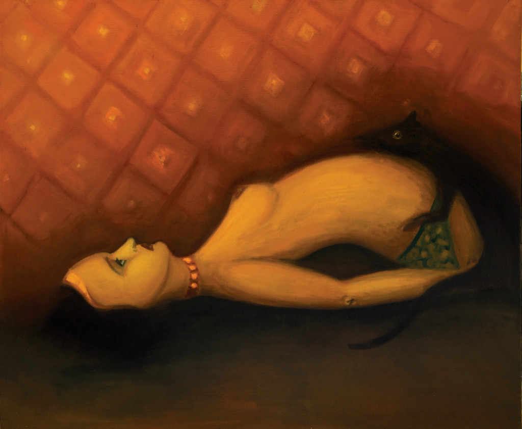Delirium, 2016, 110 x 135 cm, olej na plátně