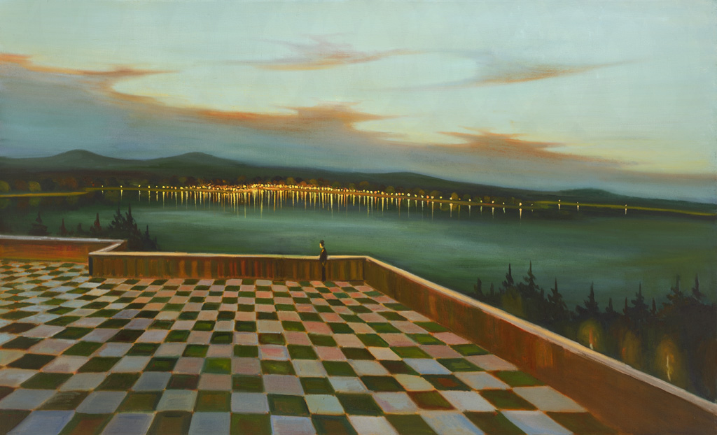 Ústí, 2016, 120 x 200 cm, olej na plátně