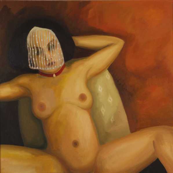 Děvka, 2006, 102 × 104 cm, olej na plátně