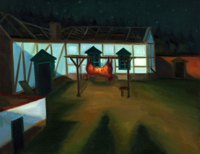 Noc , 2010, 118 x 81cm cm, olej na plátně