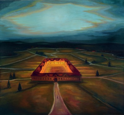 The castle, 2012, 140 x 150 cm, oil on canvas