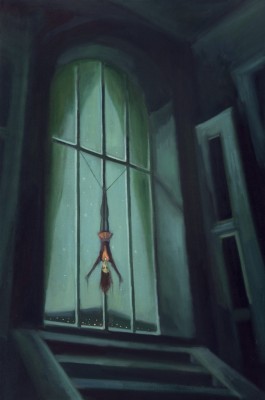 Loutka, 2020, 150 x 100 cm, olej na plátně