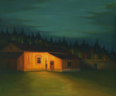 Tichá noc, 2015, 100 x 125 cm, olej na plátně