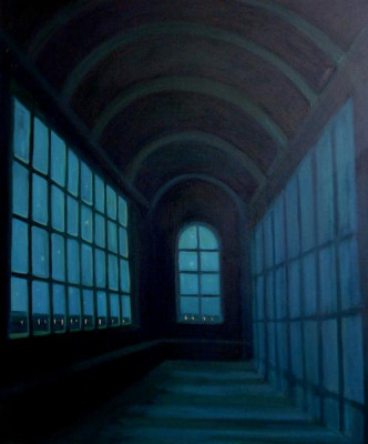 The Academy, 2008, 158 × 134 cm, oil on canvas