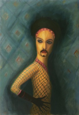 A tranny, 2019, 110 x 80 cm, oil on canvas