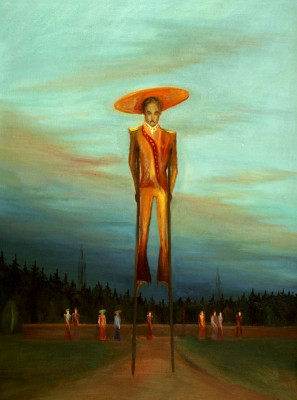  The carnival, 2010, 145  x  105 cm, oil on canvas