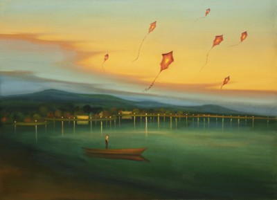 The Dragons, 2023, 100 x 140 cm, oil on canvas