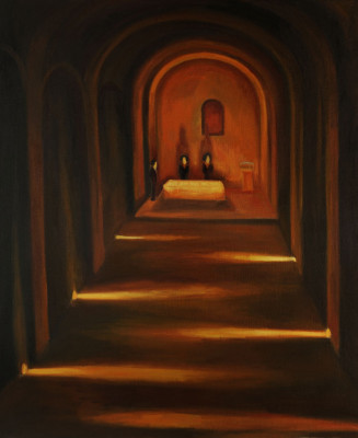 Kasematy , 2011,  140 × 116 cm, olej na plátně