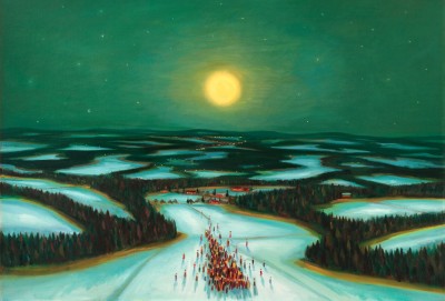 The Moonlight, 2010,113 × 162 cm, oil on canvas
