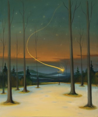 A Signal, 2023, 120 x 100 cm, oil on canvas
