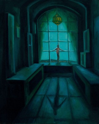 Zámek, 2011, 150 x 120 cm, olej na plátně