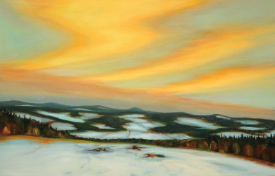 The Drunkards in the Snow, 2010, 100x155cm, oil on canvas