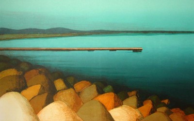 The boulders, 2009, 33 × 53 cm, litography