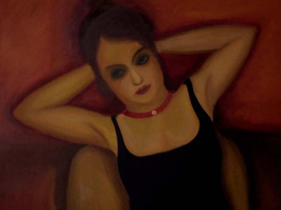Mrs. N, 2006, 77 × 100 cm, oil on canvas