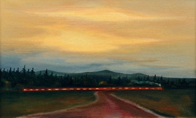The Train, 2012, 50 x 80 cm, oil on canvas