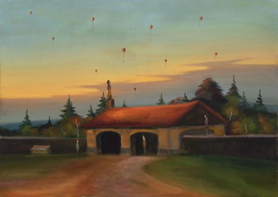Ballones, 2022, 100x 140 cm, oil on canvas
