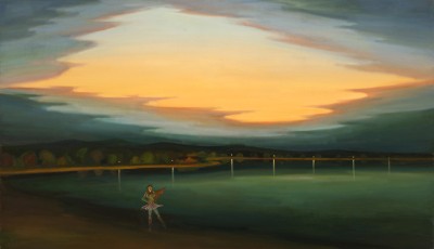 A dark dancer, 2020, 115 x 200 cm, oil on canvas