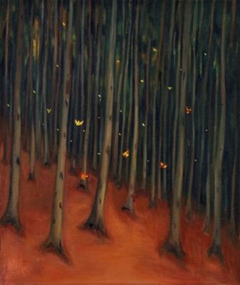Světlušky, 2011, 78 x 92 cm, olej na plátně