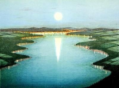 Over the Dam, 2011, 40 x 50 cm, litography