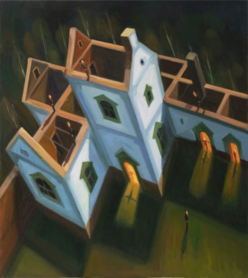 A castle, 2020, 140 x 125 cm, oil on canvas