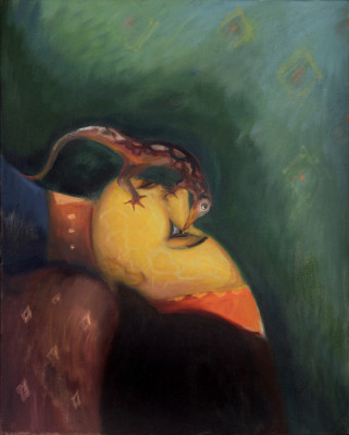 A Delirium, 2019, 100 x 70 cm, oil on canvas