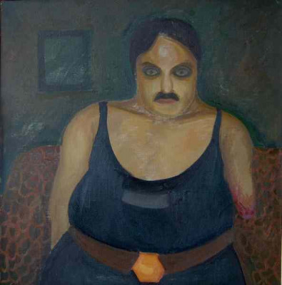 Oncle Berndt, 2004, 108 × 102 cm, oil on canvas