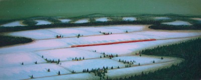 Long train, 2012, 27 x 65 cm, litography