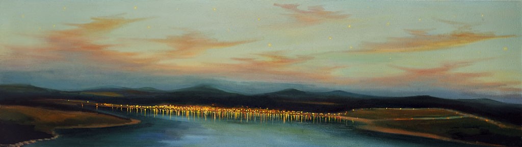 Evening Stars, 2012, 45 x 160 cm, oil on canvas