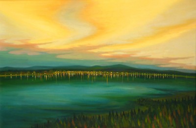 The Evening, 2010, x × y cm, oil on canvas