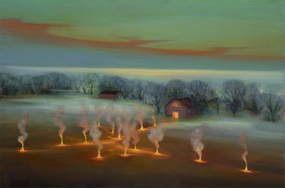 Listopad, 2025, 100 x 150 cm, olej na plátně