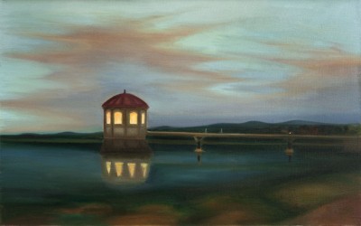 The barrier, 2010, 70x110cm, oil on canvas, (private collection)