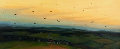 The melancholiacs,  2010, 85x200cm, oil on canvas