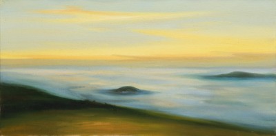 Inverze, 2017, 40 x 80 cm, olej na plátně