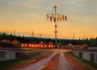 Májka , 2010, 100 × 135 cm, oil on canvas